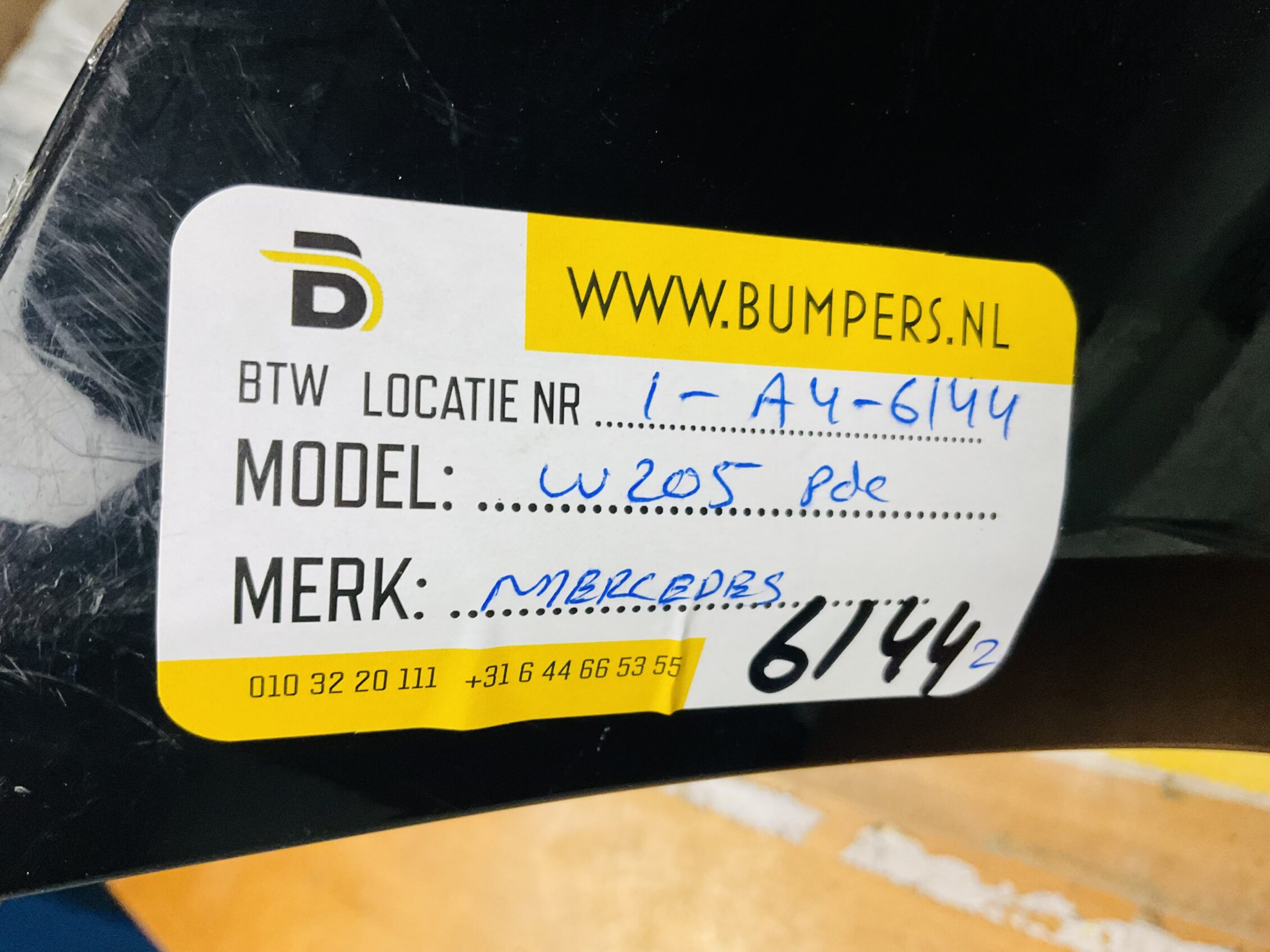 BUMPER Mercedes C Klasse W205 2014-2017 VOORBUMPER 1-A4-6144z