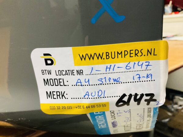 BUMPER Audi A4 Sline S-Line 2017-2019 VOORBUMPER 1-H1-6147z