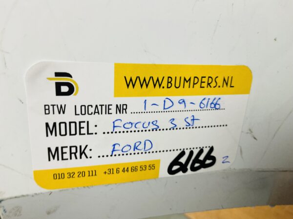 BUMPER Ford Focus 3 ST VOORBUMPER 1-D9-6166z