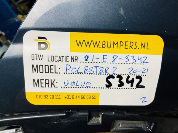 BUMPER Volvo Polester 2 2020-2021 VOORBUMPER 1-E8-5342z