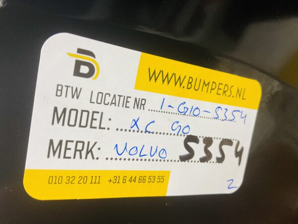 BUMPER Volvo XC 90 ACHTERBUMPER 1-E10-5354z