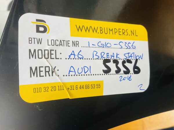 BUMPER Audi A6 Break Station 2018 ACHTERBUMPER 1-E10-5356z