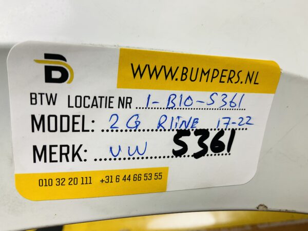 BUMPER Volkswagen Polo 2G R-Line Rline 2017-2022 VOORBUMPER 1-B10-5361z