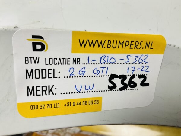 BUMPER Volkswagen Polo 2G GTI 2017-2022 VOORBUMPER 1-B10-5362z