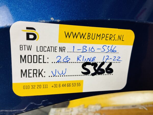 BUMPER Volkswagen Polo 2G R-Line Rline 2017-2022 VOORBUMPER 1-B10-5366z
