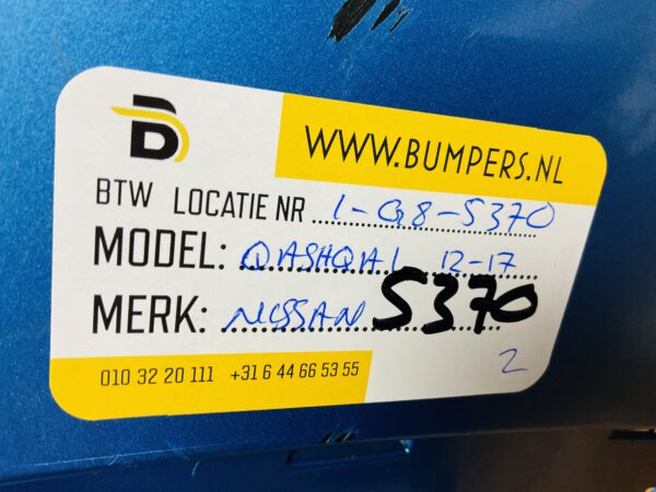BUMPER Nissan Qashqai 2017-2021 VOORBUMPER 1-G9-5370z