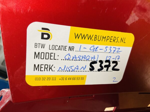 BUMPER Nissan Qashqai 2012-2017 VOORBUMPER 1-G8-5372z