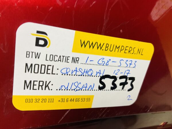 BUMPER Nissan Qashqai 2012-2017 VOORBUMPER 1-G8-5373z