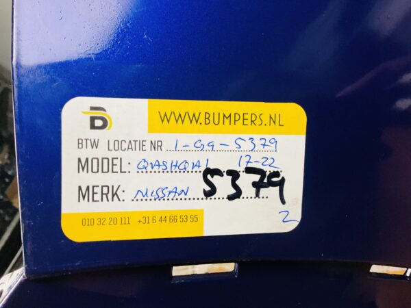 BUMPER Nissan Qashqai 2017-2022 VOORBUMPER 1-G9-5379z