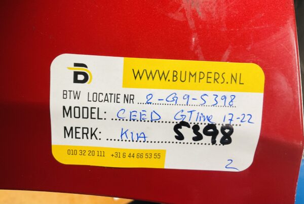 BUMPER Kia Ceed GT-Line GT line 2017-2022 VOORBUMPER 2-G9-5398z