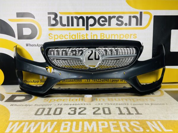 BUMPER Mercedes C klasse W205 AMG 2014-2017 VOORBUMPER 1-A4-5444z