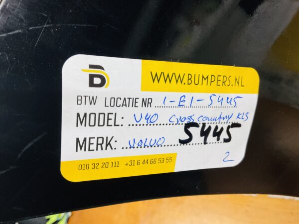 BUMPER Volvo V40 Cross Country KLS VOORBUMPER 1-E1-5445z