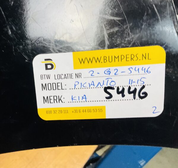 BUMPER Kia Picanto  3 deur 2011-2017 VOORBUMPER 2-G2-5446z
