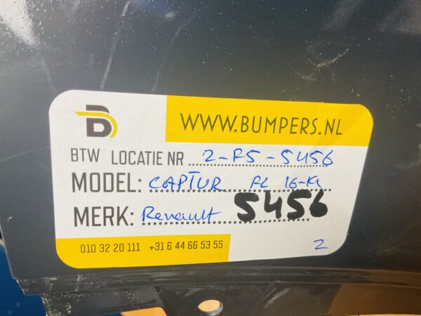 BUMPER Renault Captur Facelift 2016-2019 VOORBUMPER 2-F5-5456z