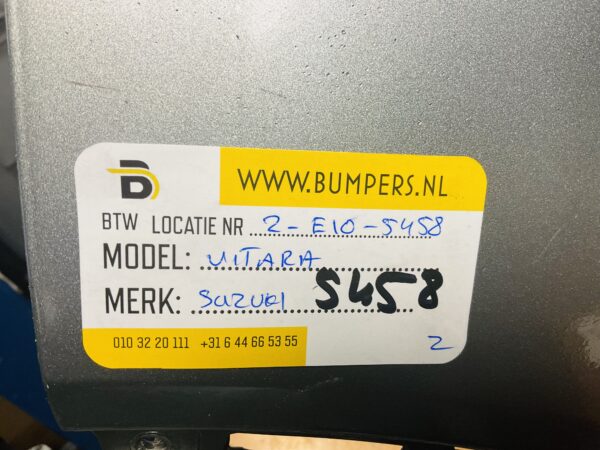 BUMPER Suzuki Vitara VOORBUMPER 2-E10-5458z