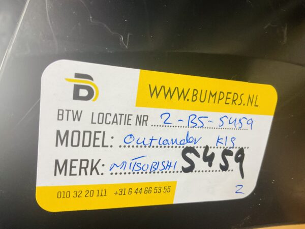 BUMPER Mitsubishi Outlander KLS  2012-2015 VOORBUMPER 2-B5-5459z