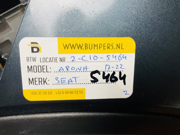 BUMPER Seat Arona 2017-2022 VOORBUMPER 2-C10-5464z