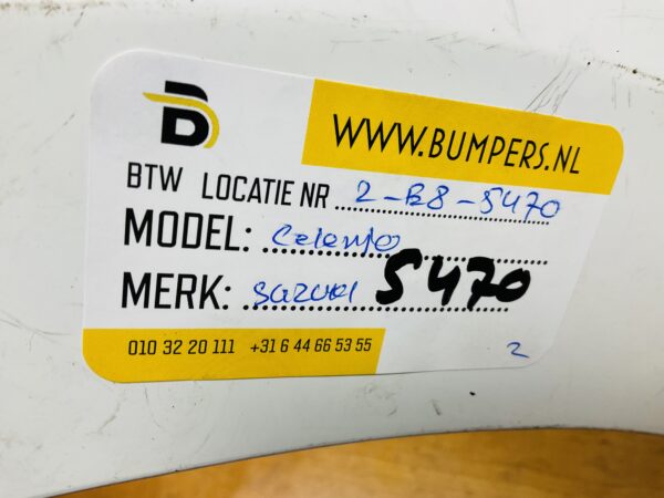 BUMPER Suzuki Celerio 2014-2023 VOORBUMPER 2-E8-5470z