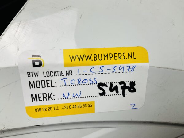 BUMPER Volkswagen T-Cross Tcross  VOORBUMPER 1-C5-5478z