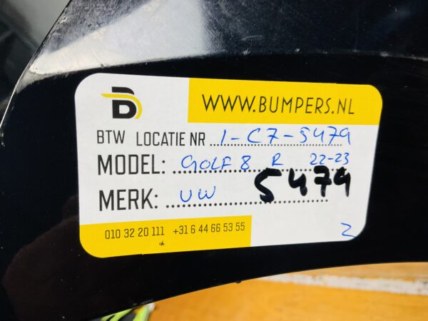 BUMPER Volkswagen Golf 8 R 2022-2023 VOORBUMPER 1-C7-5479z