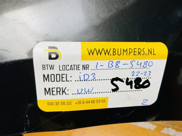 BUMPER Volkswagen iD3 2022-2023 VOORBUMPER 1-B8-5480z