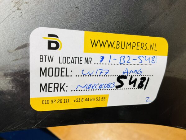BUMPER Mercedes A Klasse W177 AMG Geen pdc 2019-2023 VOORBUMPER 1-B2-5481z