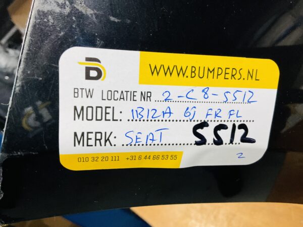 BUMPER Seat Ibiza 6J FR Facelift 2015-2017 VOORBUMPER 2-C8-5512z