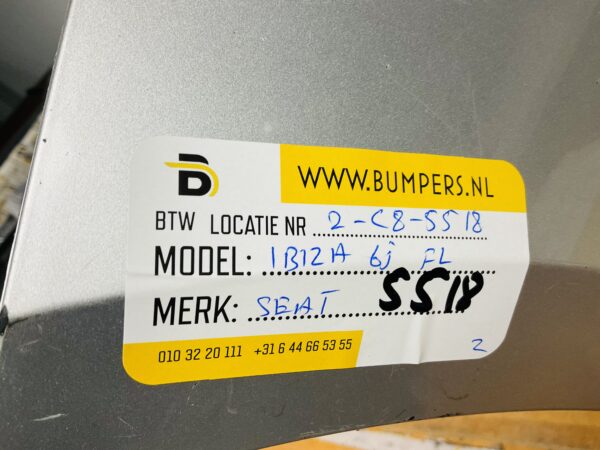 BUMPER Seat Ibiza 6J Facelift + Grill 2012-2017 VOORBUMPER 2-C8-5518z