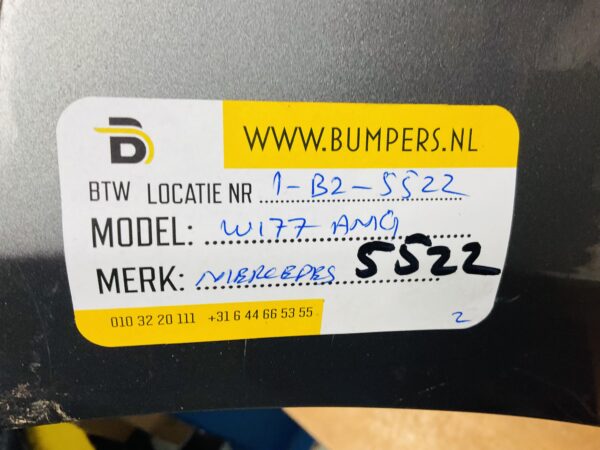 BUMPER Mercedes A Klasse W177 AMG Pdc 2019-2023 VOORBUMPER 1-B2-5522z
