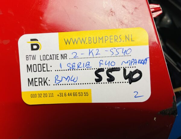 BUMPER BMW 1 Serie F40 M-Pakket Mpakket 2019-2021 VOORBUMPER 2-K2-5540z