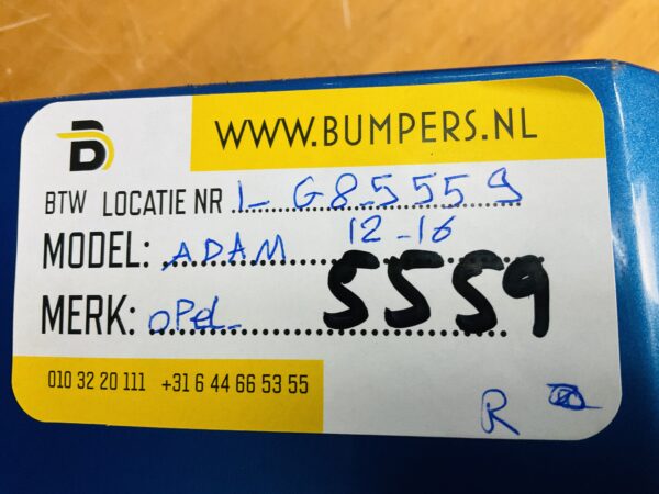 Bumper Opel Adam 2012 2016 Achterbumper 1-G8-5559R