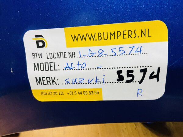 Bumper Suzuki Swift Mk7 Sport  Achterbumper 1-E8-5574R