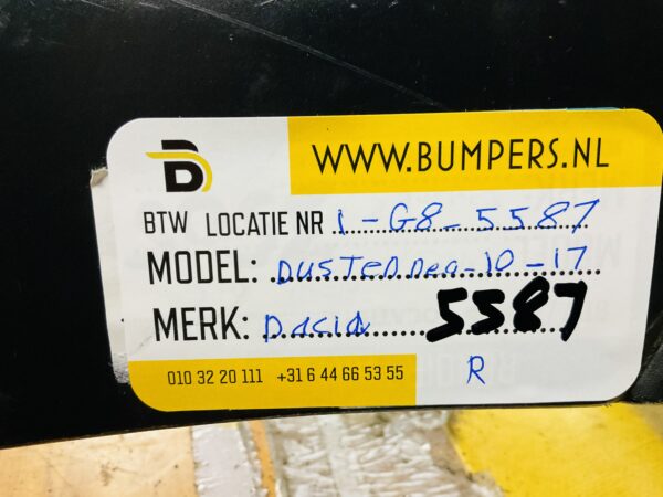 Bumper Dacia Duster Neo 2010-2017 Achterbumper 1-E8-5587R