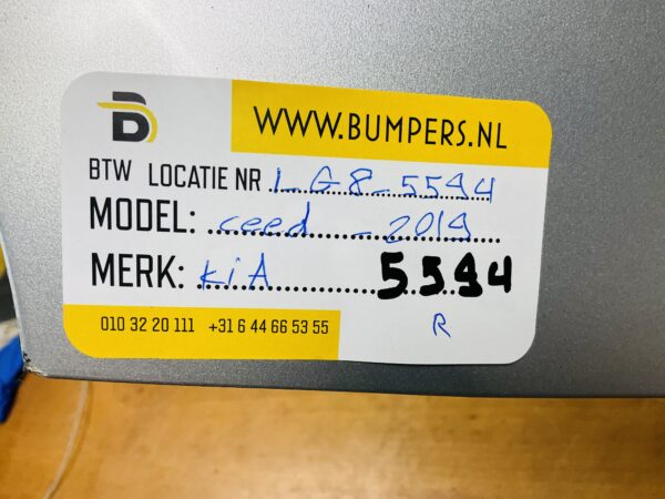 Bumper Kia Ceed 2019 Achterbumper 1-E8-5549R