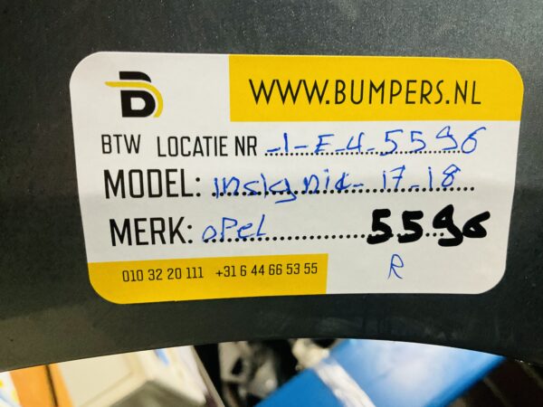 Bumper Opel Insignia 2017-2018  Achterbumper 1-E4-5596R