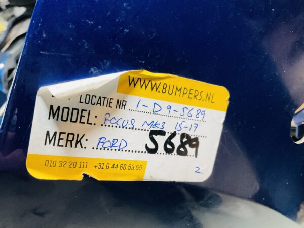 BUMPER Ford Focus MK3 2015-2017 VOORBUMPER 1-D9-5689z