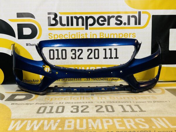 BUMPER Mercedes C Klasse W205 AMG  2014-2017 VOORBUMPER 1-A9-6496z