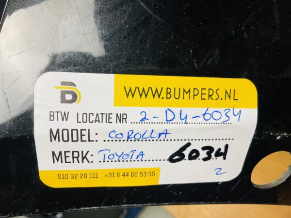 BUMPER Toyota Corolla 2019-2020 VOORBUMPER 2-D4-6034z