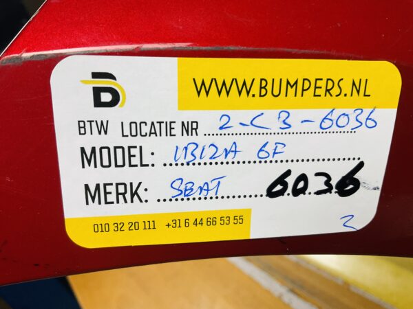 BUMPER Seat Ibiza 6F 2017-2021 pdc VOORBUMPER 2-C3-6036z