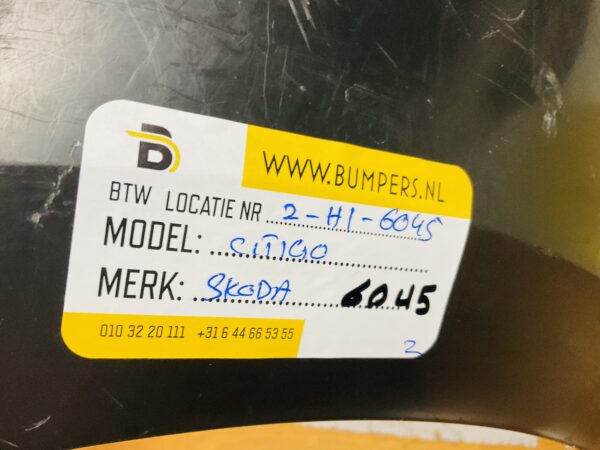 BUMPER Skoda Citigo 2011-2017 VOORBUMPER 2-H1-6045z