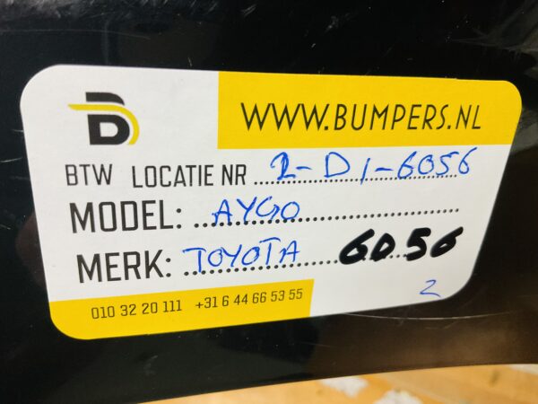 BUMPER Toyota Aygo 2014-2017 VOORBUMPER 2-D1-6056z