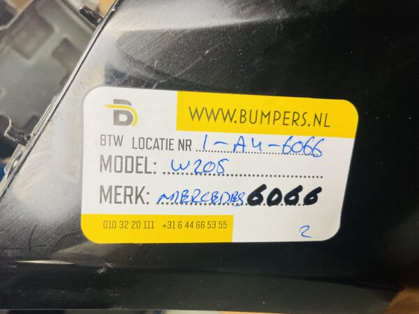 BUMPER Mercedes C Klasse W205 2014-2017 VOORBUMPER 1-A4-6066z