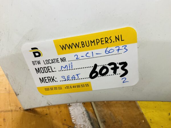 BUMPER Seat Mii VOORBUMPER 2-C1-6073z