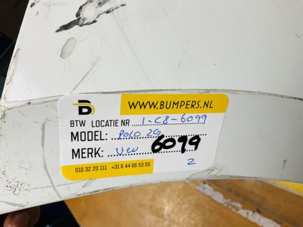 BUMPER Volkswagen Polo 2G 2017-2022 VOORBUMPER 1-C8-6099z