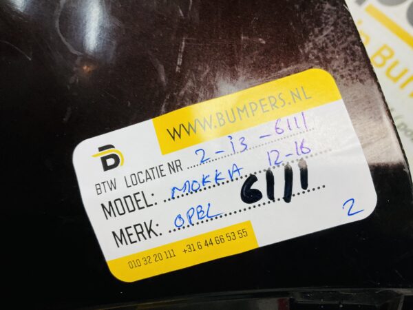 BUMPER Opel Mokka 2012-2016 VOORBUMPER 2-i3-6111z