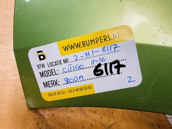 BUMPER Skoda Citigo 2011-2016 VOORBUMPER 2-H1-6117z