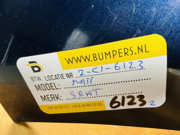 BUMPER Seat Mii VOORBUMPER 2-C1-6123z