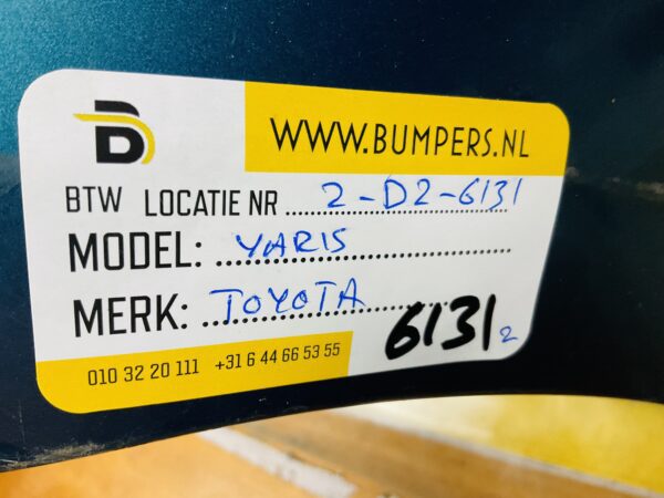 BUMPER Toyota Yaris 2 Hybrid 2010-2014 VOORBUMPER 2-D2-6131z