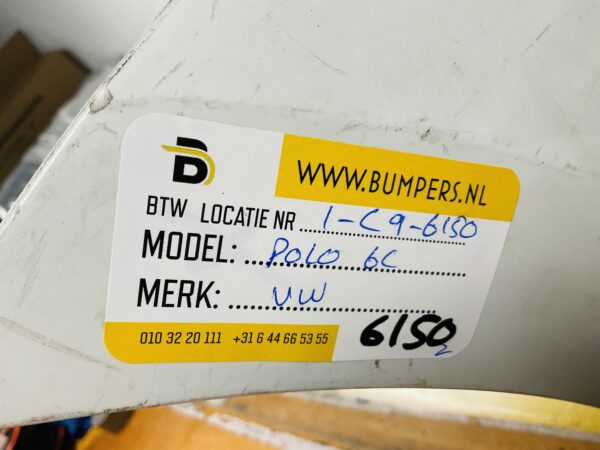BUMPER Volkswagen Polo 6C  2013-2017 VOORBUMPER 1-C9-6150z