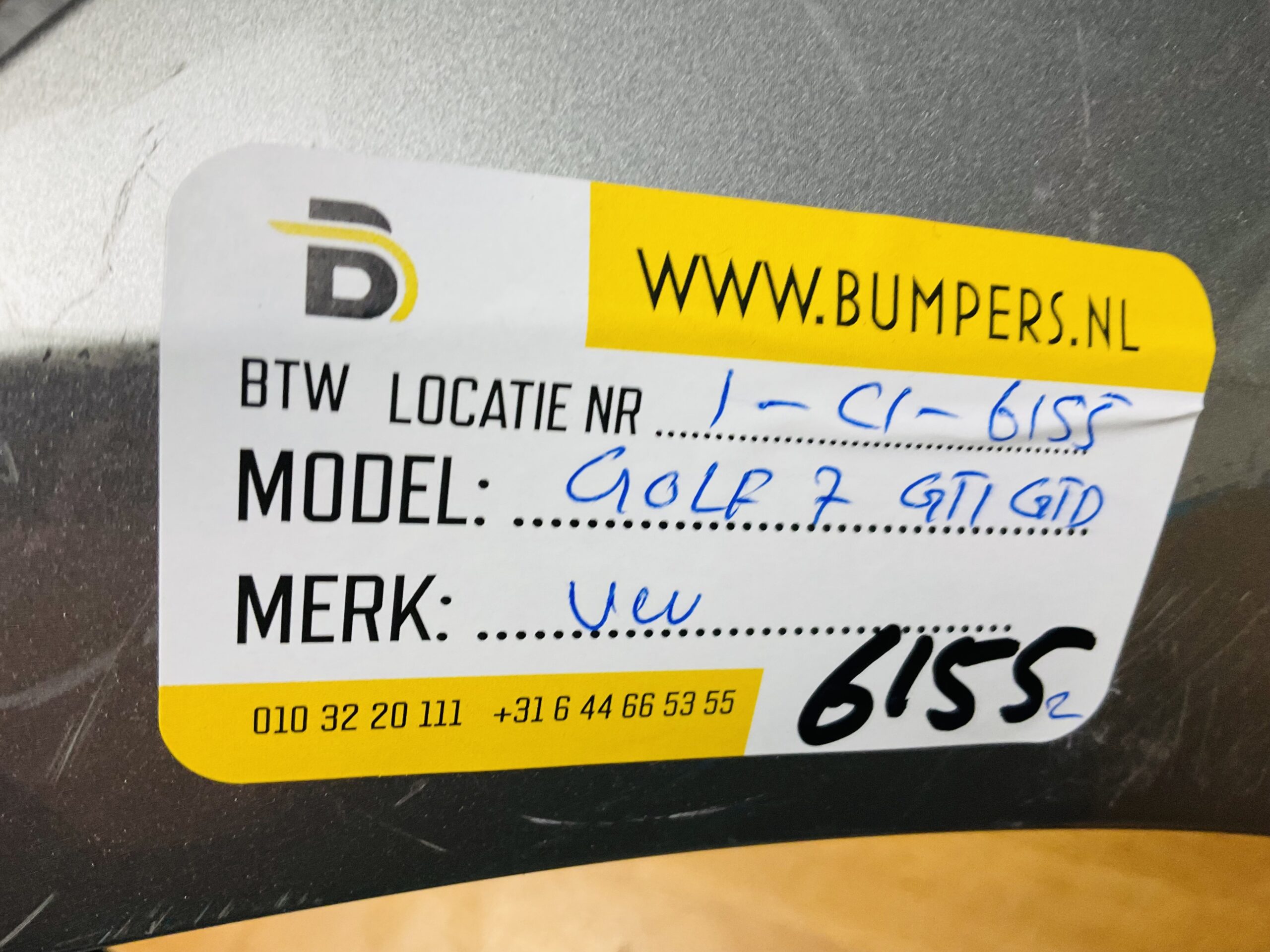 BUMPER Volkswagen Golf 7 GTI GTD Facelift pdc kls VOORBUMPER 1-C2-6155z